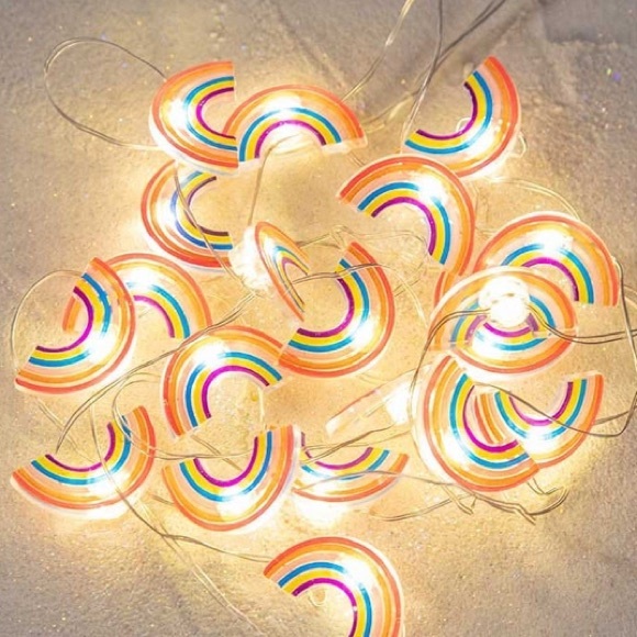 RAINBOW SHAPED SOFT GLOW STRING LIGHTS - Picture 2 of 3